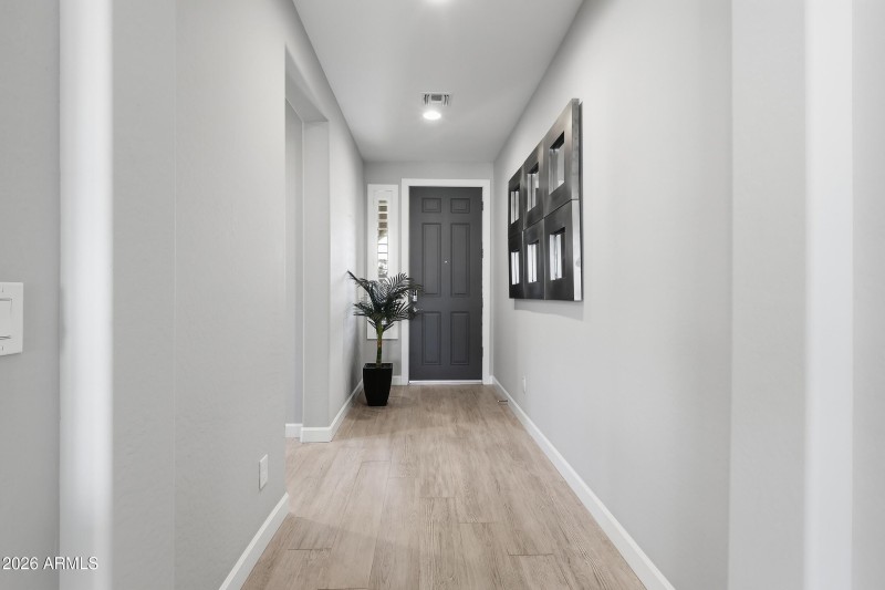 Long entry to main living