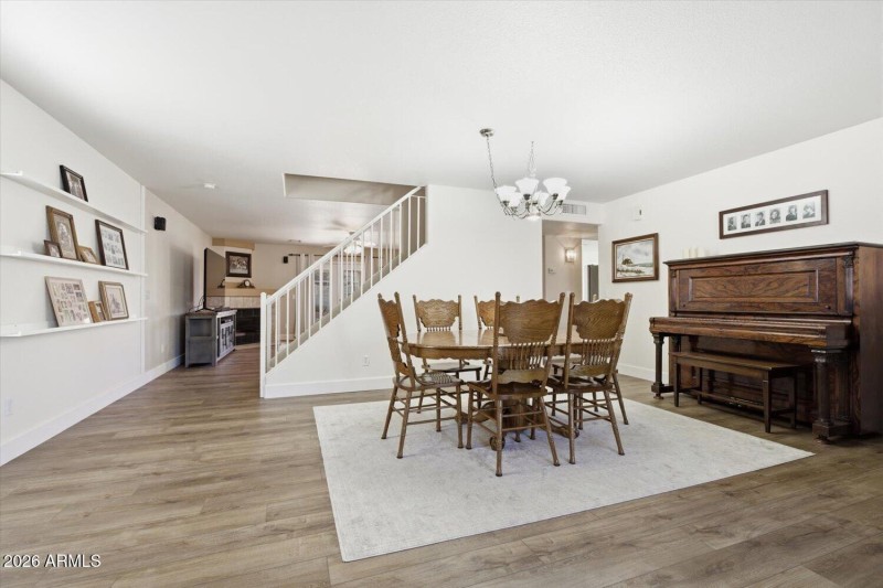 Living & dining rooms