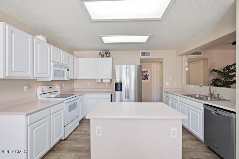 Lots of cabinet & countertop space