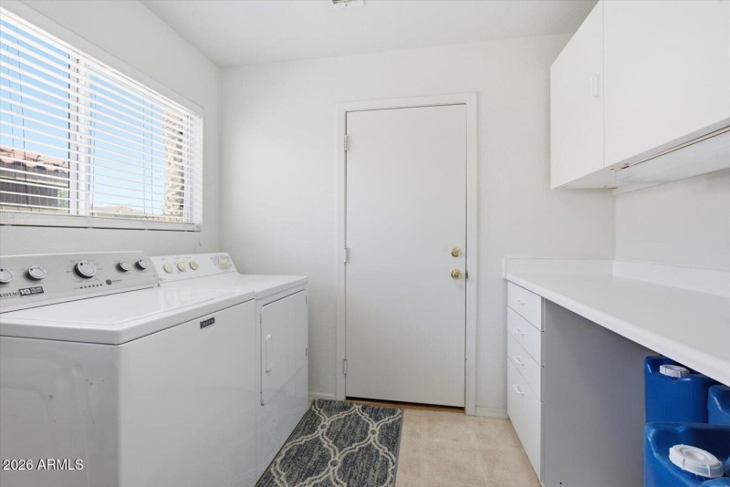Laundry area
