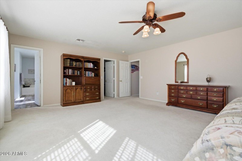 Large primary suite