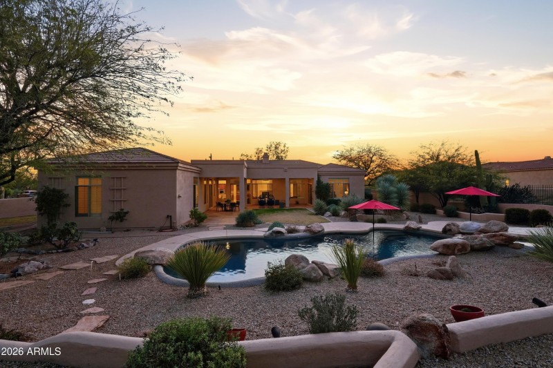 Night Back Yard
