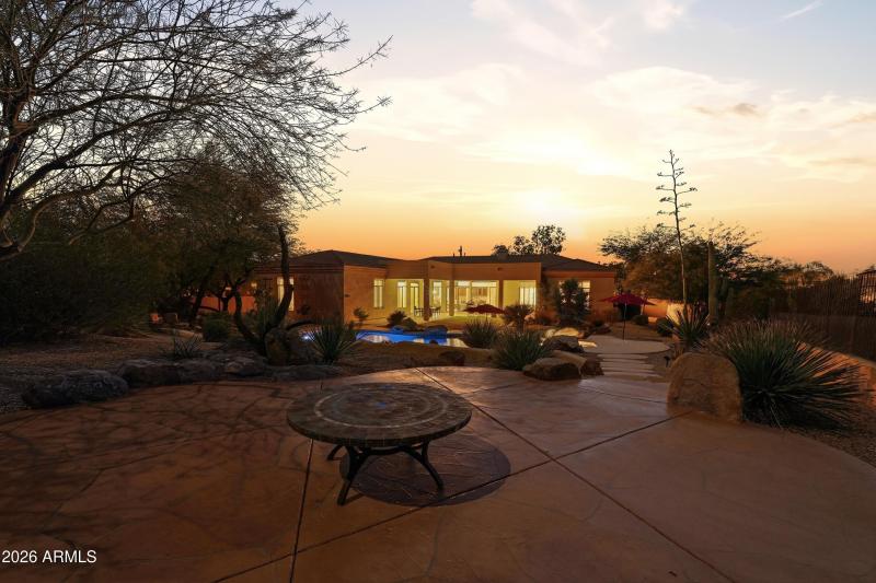 Night Back Yard