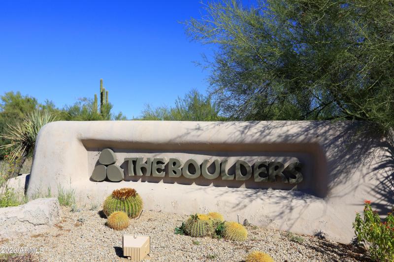 The Boulders-Sign