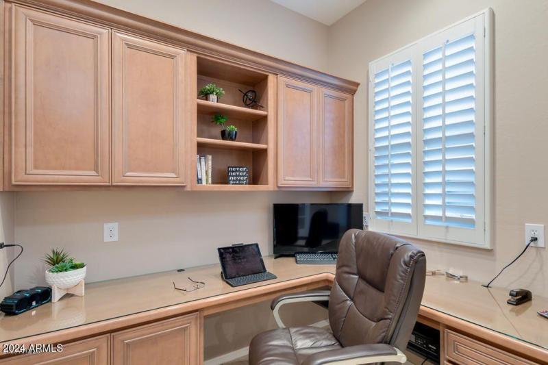 Den with Alcove for Desk