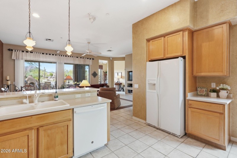 Kitchen to Family Room
