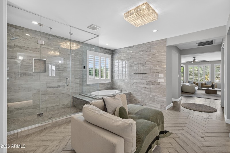 Impressive primary bathroom