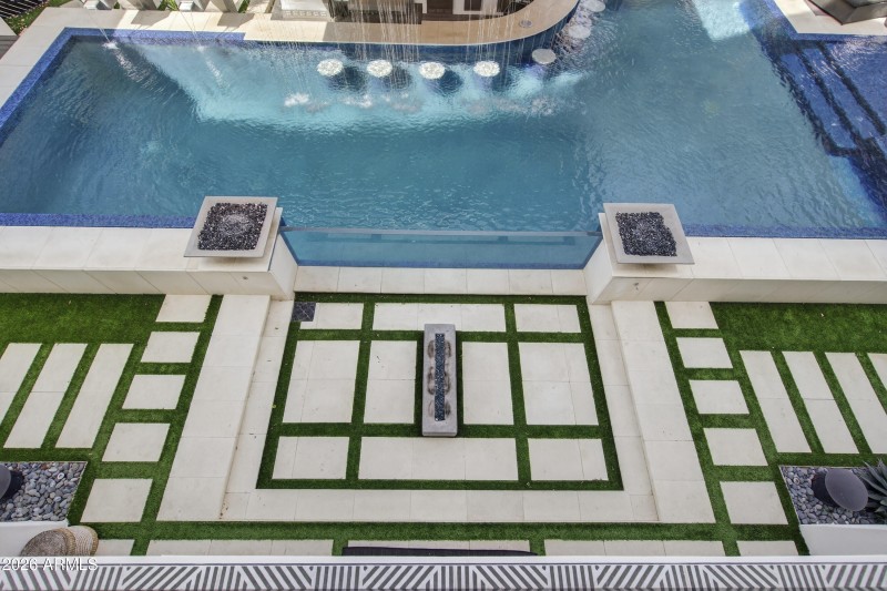View from upper balcony