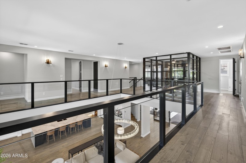 Upper level & gym room