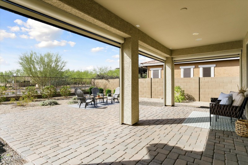 Covered Rear Patio