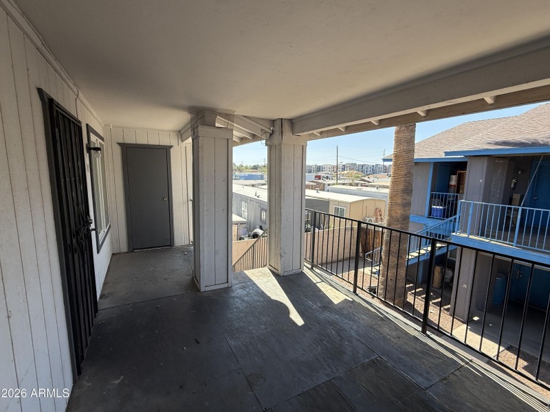 Covered Upper-Level Walkway