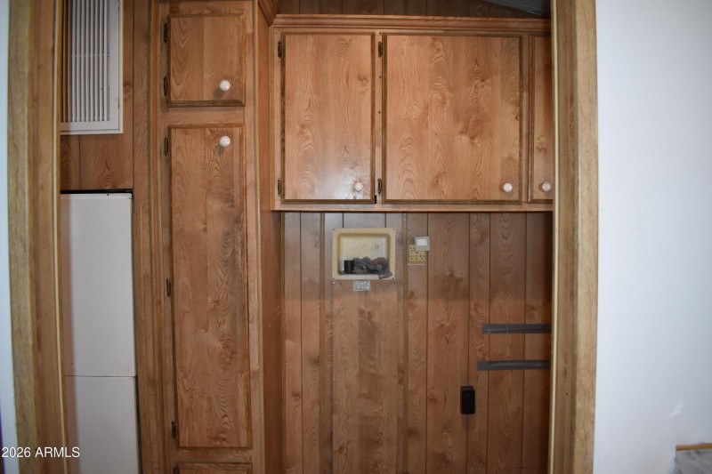Laundry area inside