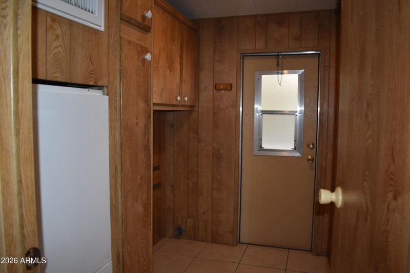 Laundry area inside
