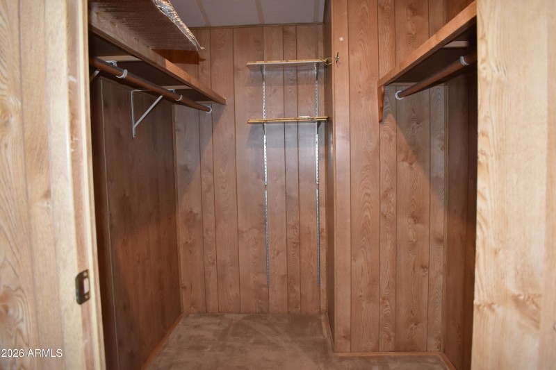 Primary closet