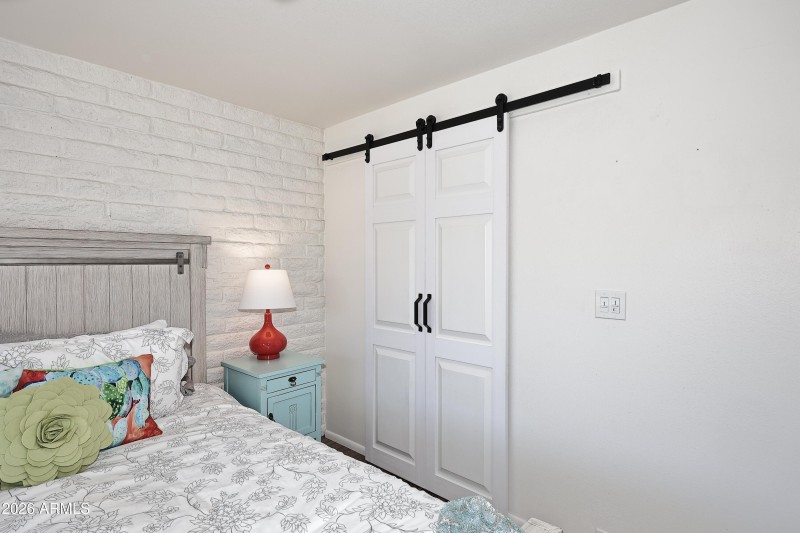 Primary Bedroom-Barn Door