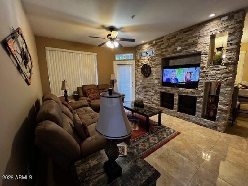 Smart TV - Stone Wall