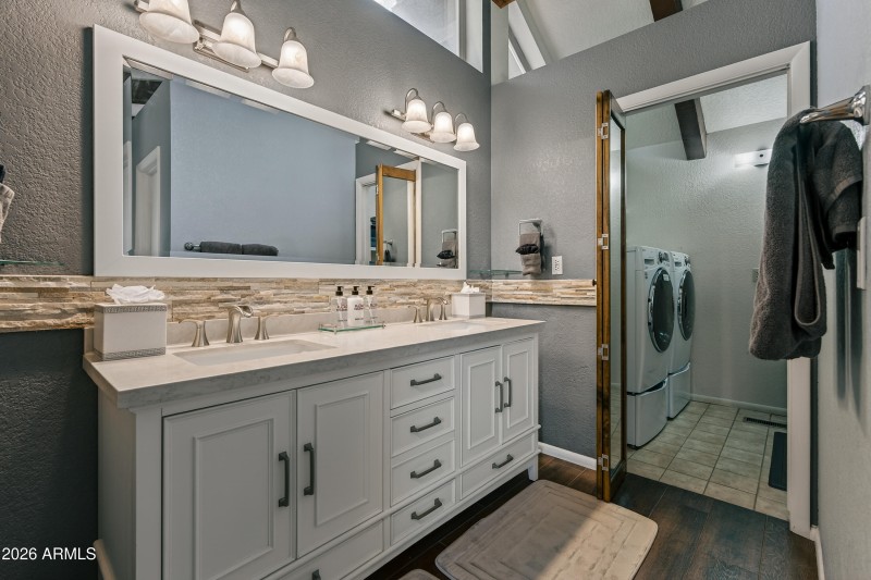 Primary Bathroom with Laundry