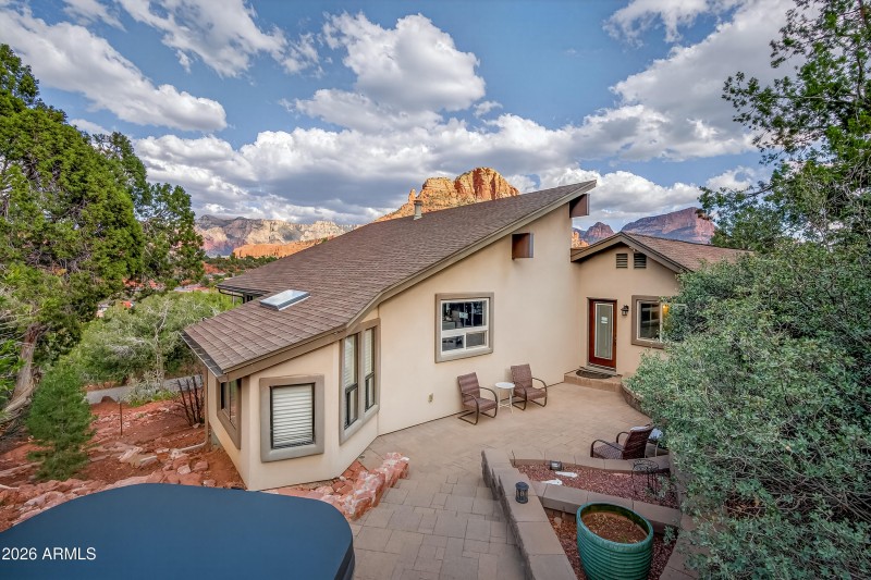 Rear View of Home