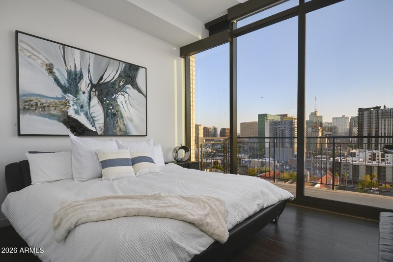 Guest Bedroom with City Views