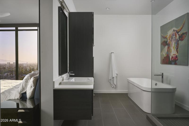 Primary Bathroom with Dual Spaces