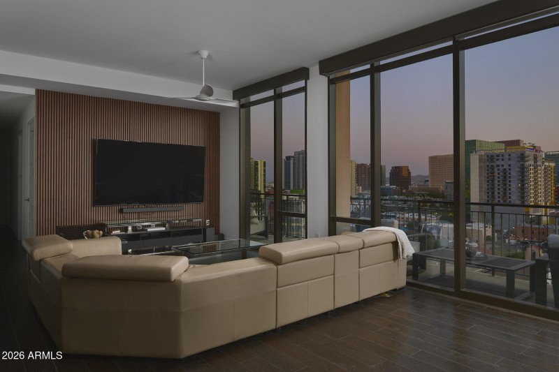 Twilight Living Room Views