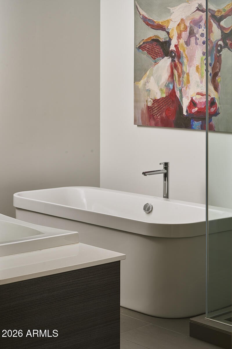 Modern Bathroom Vanity & Tub