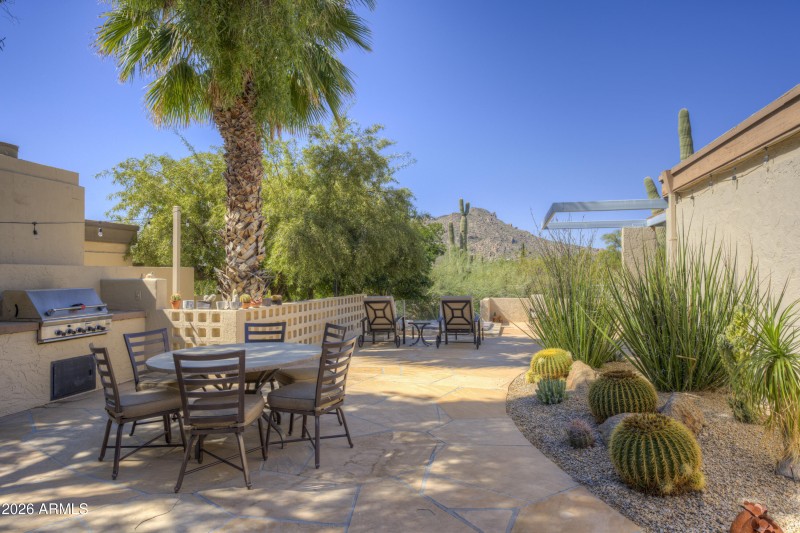 Backyard and view