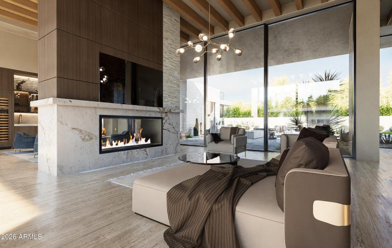 2 way fireplace