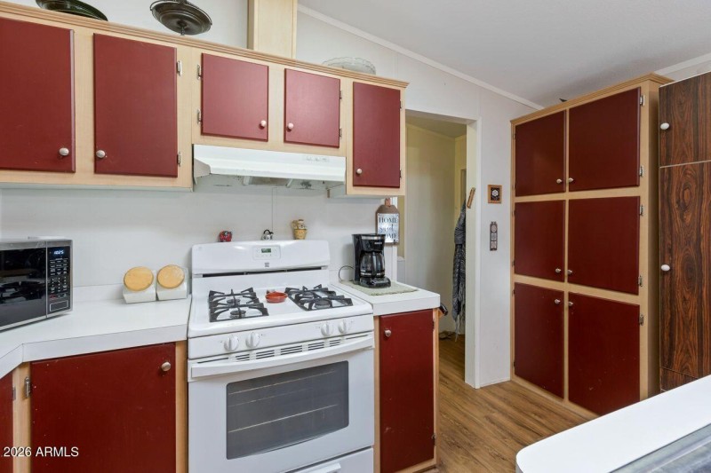 Kitchen with Cabinet Pantry