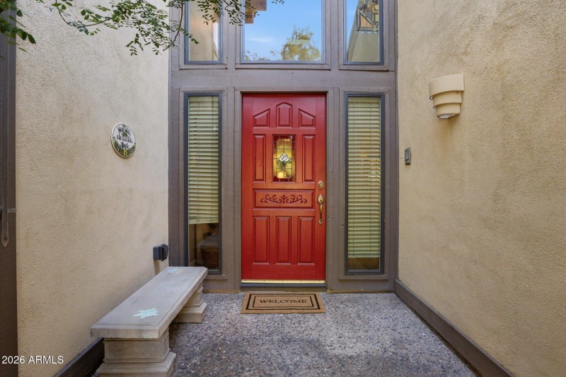 Front door area