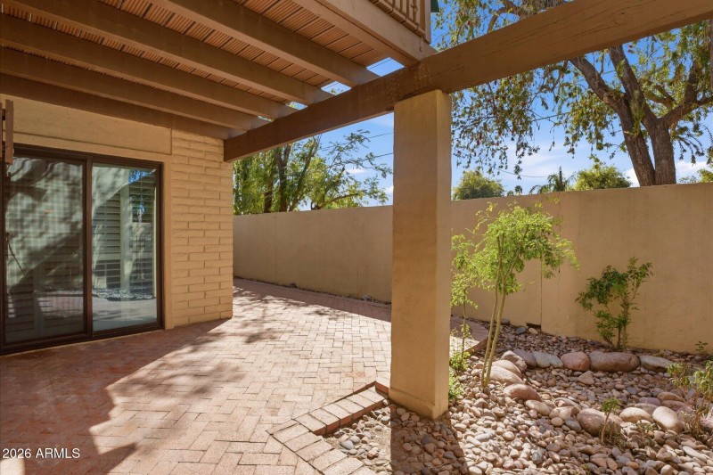 Covered patio- yard