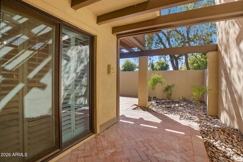 Back patio