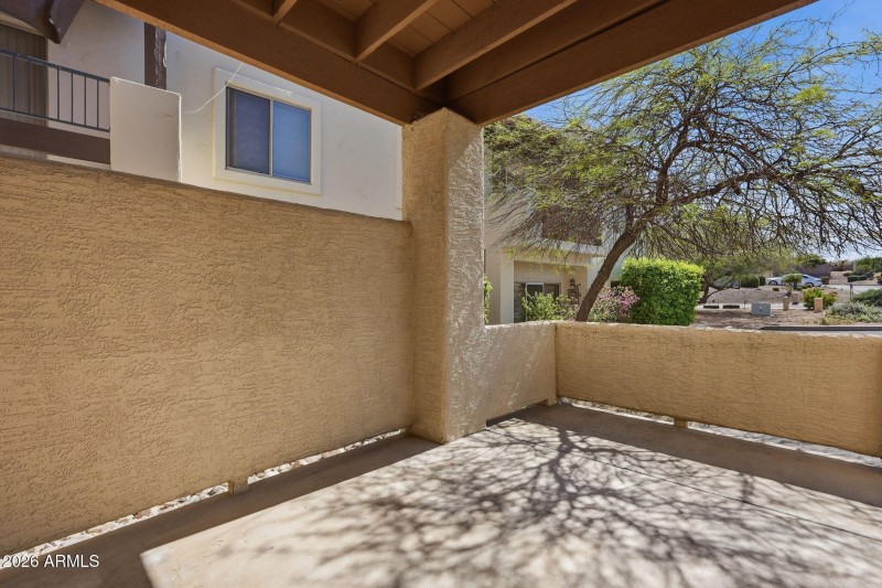 Extra large patio