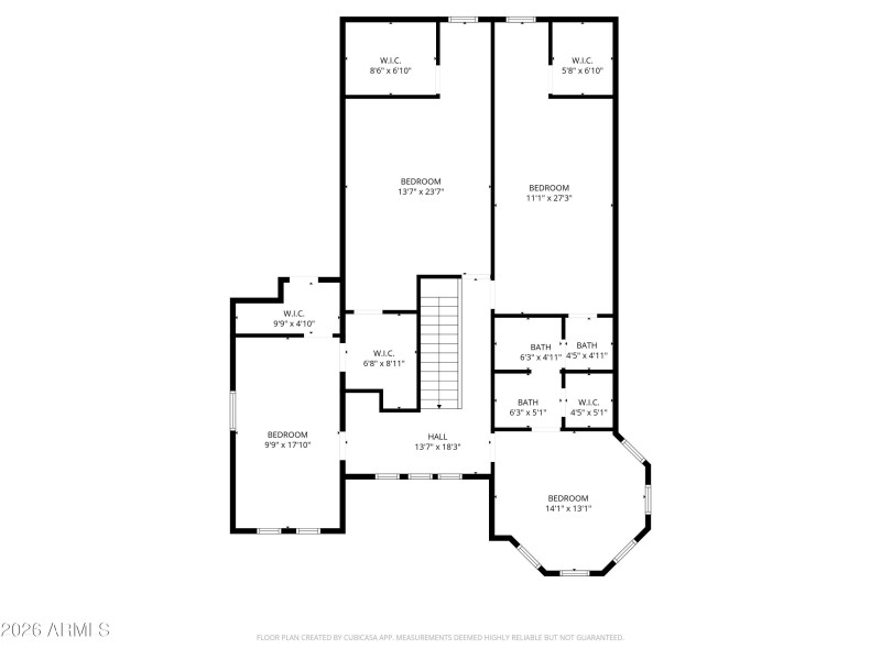 Upstairs Floorplan