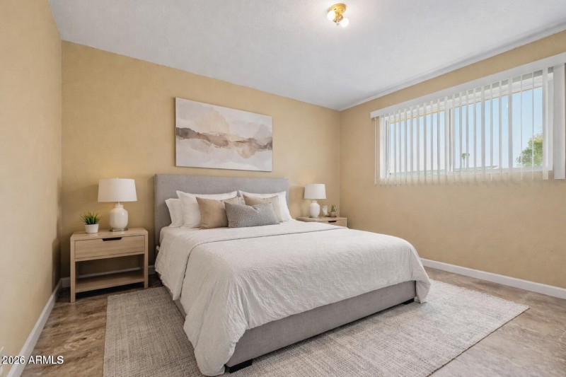 2nd bedroom staged