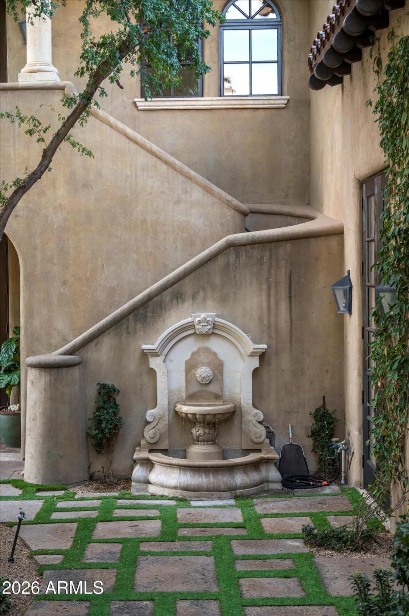 Multiple Fountains on the grounds