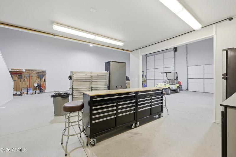 Hobby/Workshop Zone in Garage