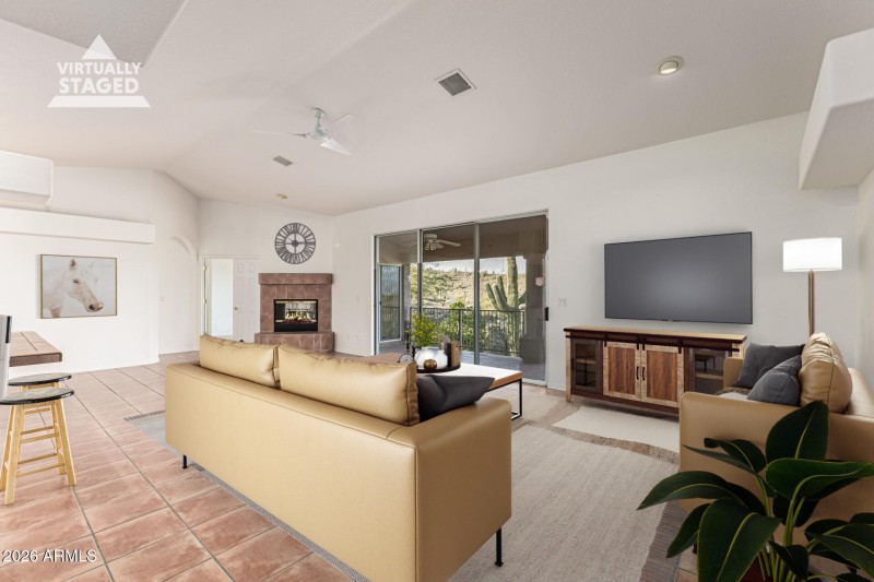 Living Room - VStaged
