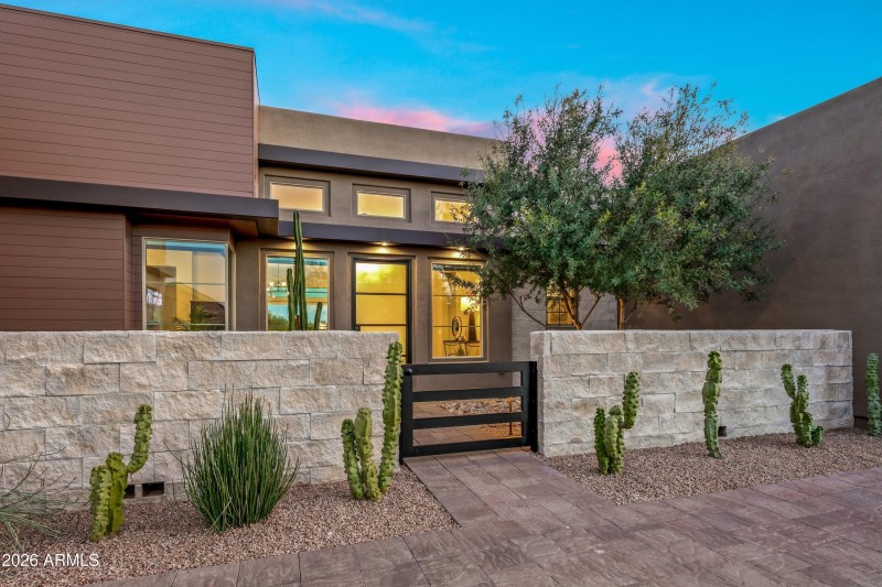 Gated Courtyard Entry