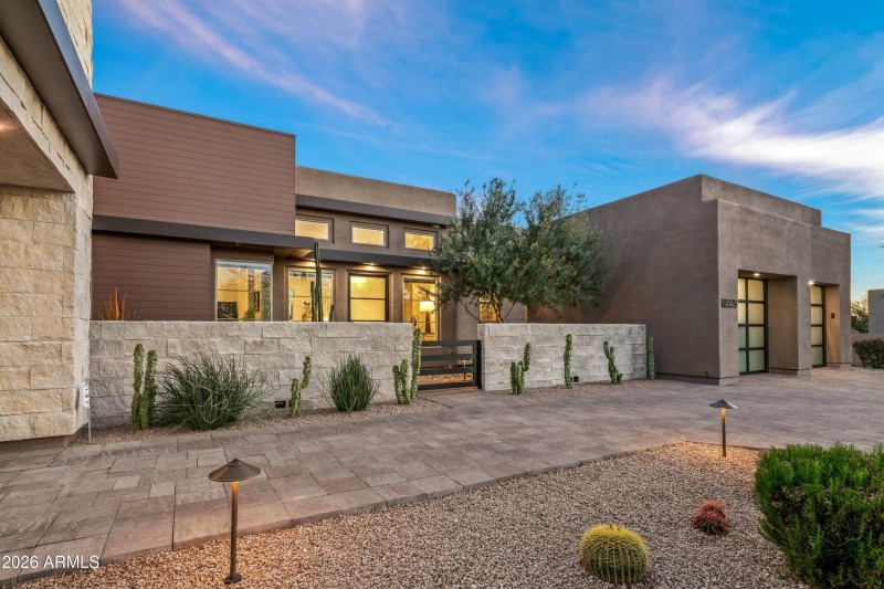 Gated Courtyard Entry
