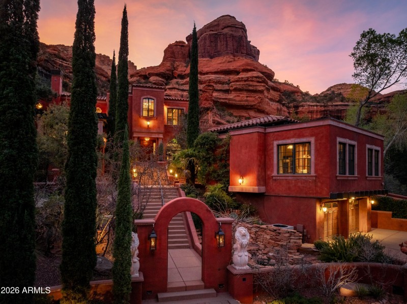 View to Main House and Casita