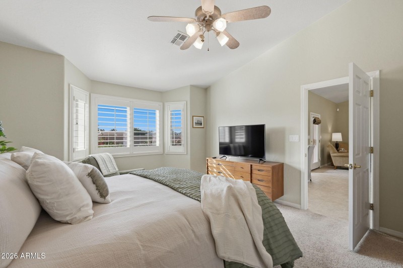 Primary Bed, Bay Window View