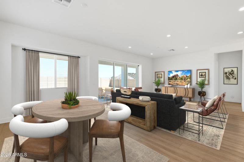 Staged Great Room
