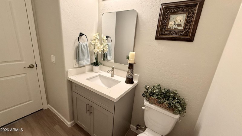 Half bath downstairs