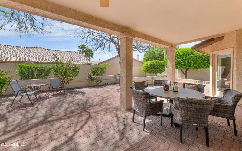 Covered patio