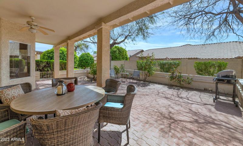 Covered patio