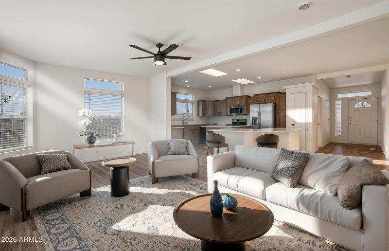 Spacious Living Room Design