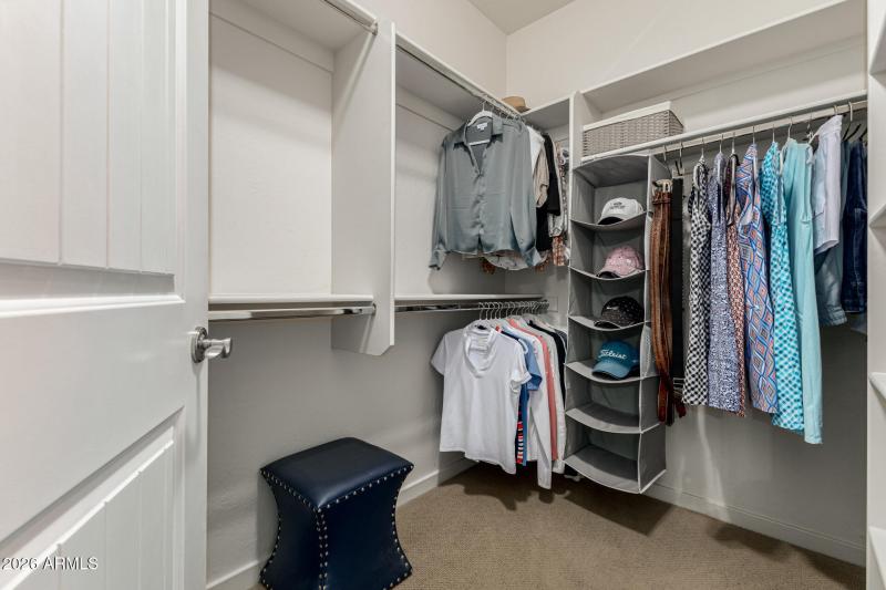 Primary Suite Walk-In Closet