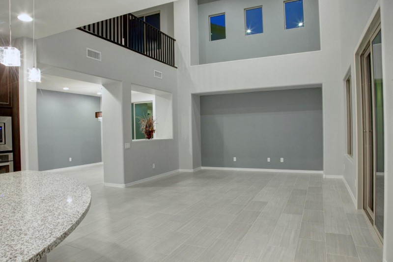Family Room - High ceiling