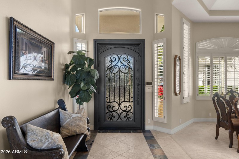 Iron Door Entrance